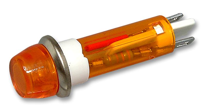 IND5032405-125-T/AMB NEON INDICATOR, AMBER, 125V CAMDENBOSS