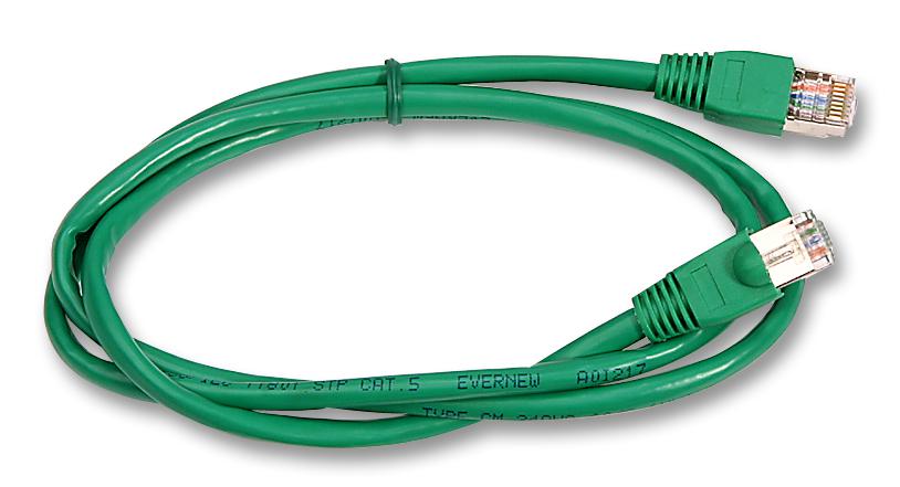 2965-0.75G PATCH LEAD, CAT5E, GREEN, 0.75M VIDEK