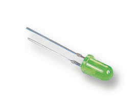 HLMP-3590 LED, T-1 3/4 GREEN BROADCOM