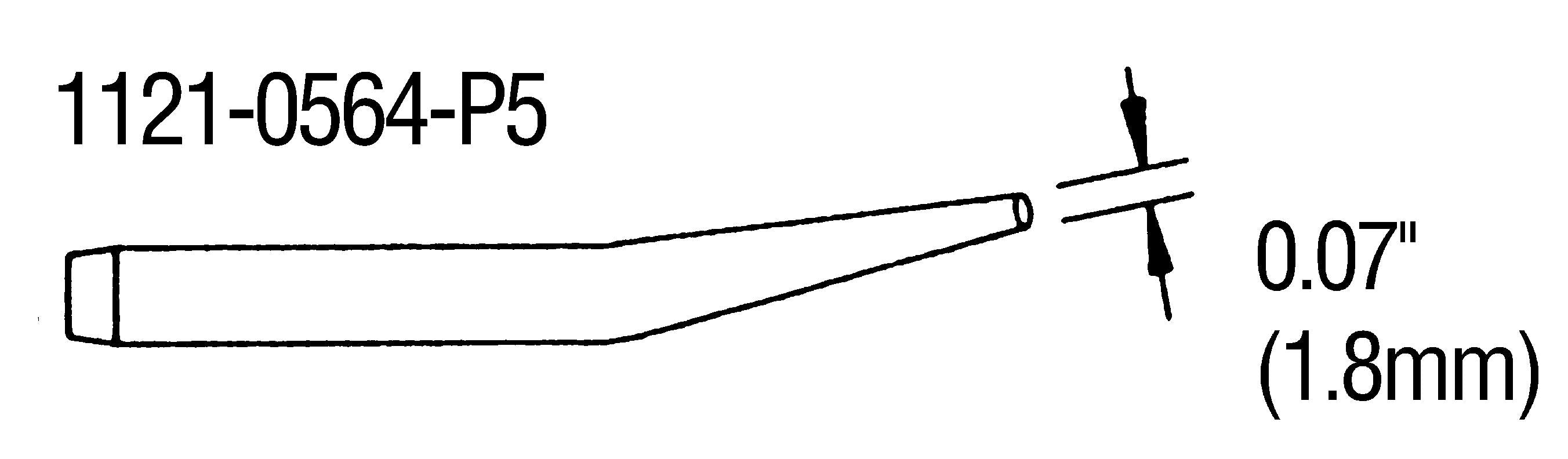 1121-0564-P5 TIP, FINE, PITCH, MINIWAVE, PK5 PACE