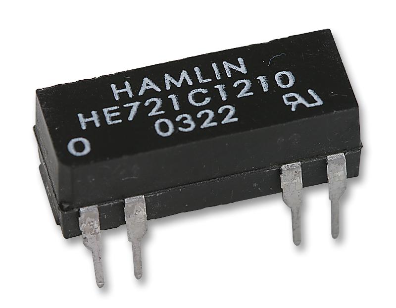 HE721C1210 RELAY, REED, SPDT, 175V, 0.25A, THT HAMLIN