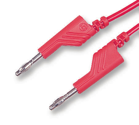 934062101 TEST LEAD, RED, 1M, 60V, 16A HIRSCHMANN TEST AND MEASUREMENT