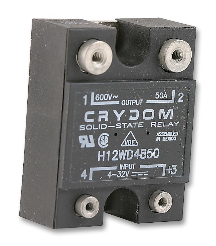 H12WD4850 SSR, PANEL MOUNT, 660VAC, 32VDC, 50A SENSATA/CRYDOM