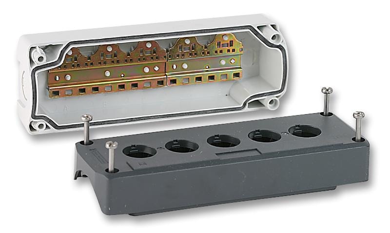 XALD05 ENCLOSURE P/B, 5HOLE SCHNEIDER ELECTRIC
