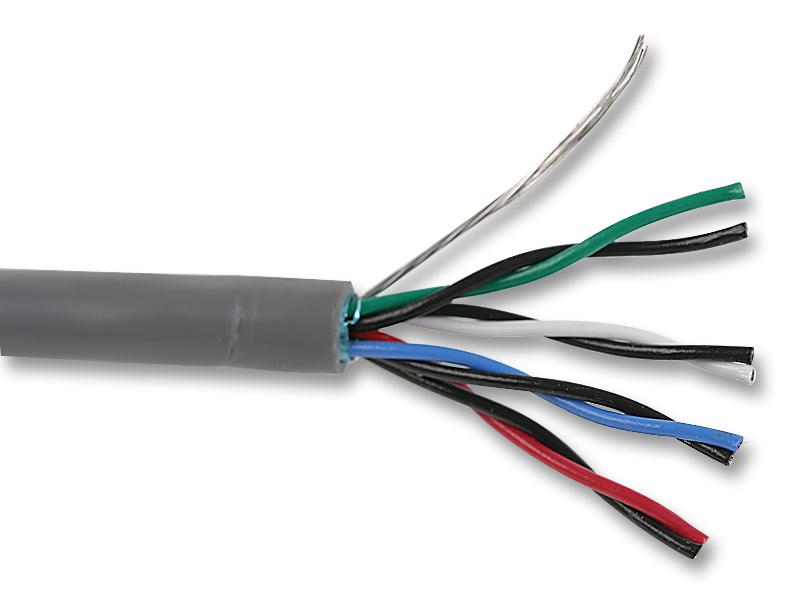5474L SL005 CABLE, 24AWG, LSZH, 4 PAIR, 30.5M ALPHA WIRE