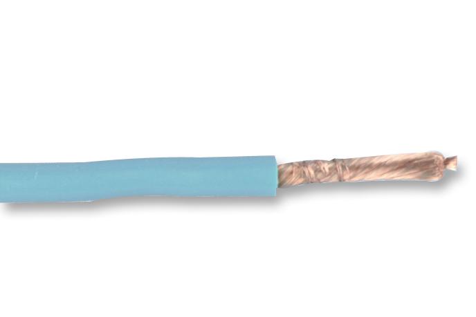 61.7605-23 WIRE, SILICON, BLUE, 0.50MM, 25M STAUBLI