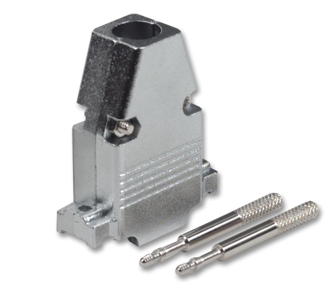 MHCCOV-25ME BACKSHELL, D, DIECAST, 25WAY MH CONNECTORS