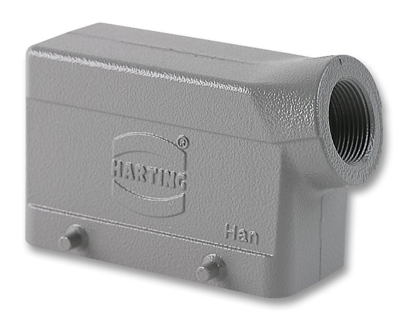 19 30 016 0427 HOOD, 16B, TOP ENTRY, M32, LC HARTING