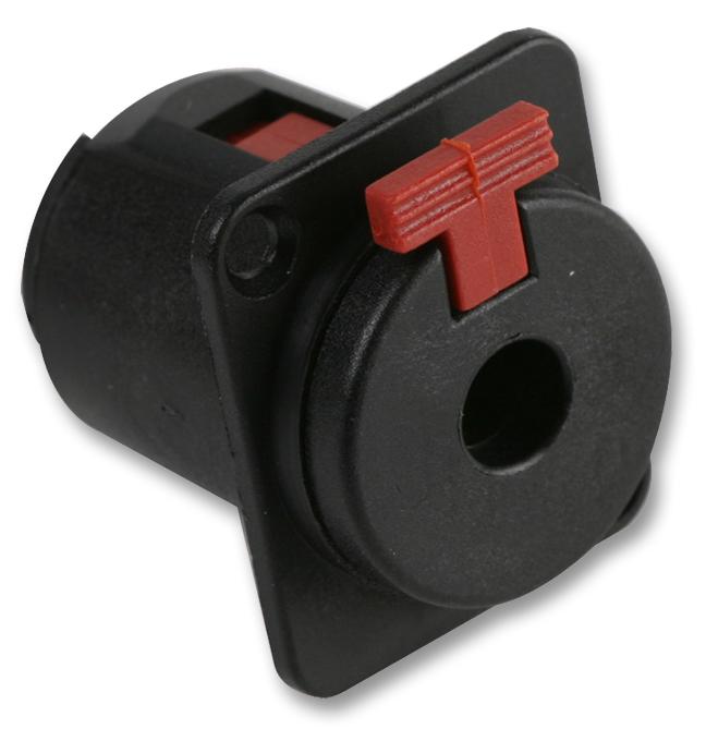 PSG01279 6.35MM JACK SOCKET, LOCKING, BLACK PRO SIGNAL