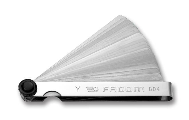 804 FEELER GAUGE, 90MM, 0.04-1.0MM FACOM