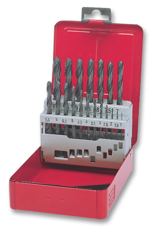 205212 DRILL BIT SET, 19PC RUKO