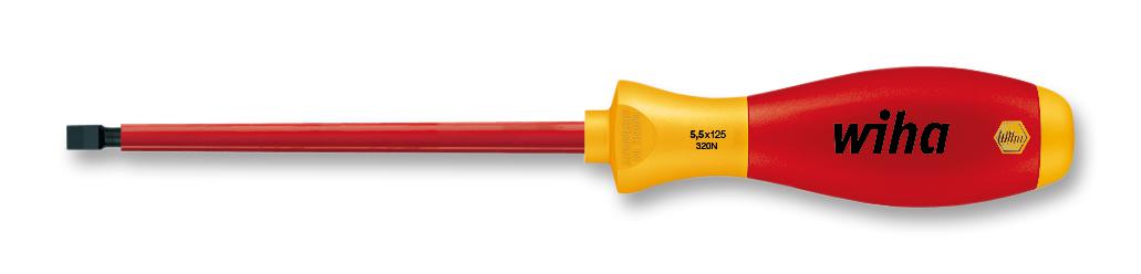 320N-4 SCREWDRIVER, VDE, SLOT, 4MM WIHA