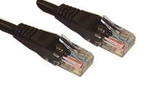 PS11200 PATCH CORD, RJ45 PLUG, CAT6, 5M, BLACK PRO SIGNAL
