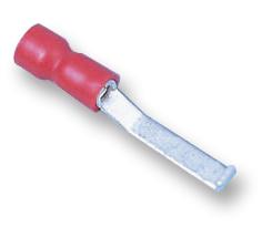 LBVE1-3 CRIMP TERMINAL, BLADE, HOOKED, RED,PK100 MULTICOMP PRO