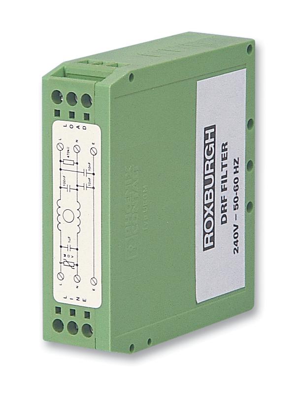 DRF08-01 FILTER, 8A, DIN RAIL ROXBURGH EMC