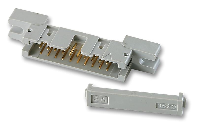 4620-6000 HEADER, IDC, LUGGED, 20WAY 3M