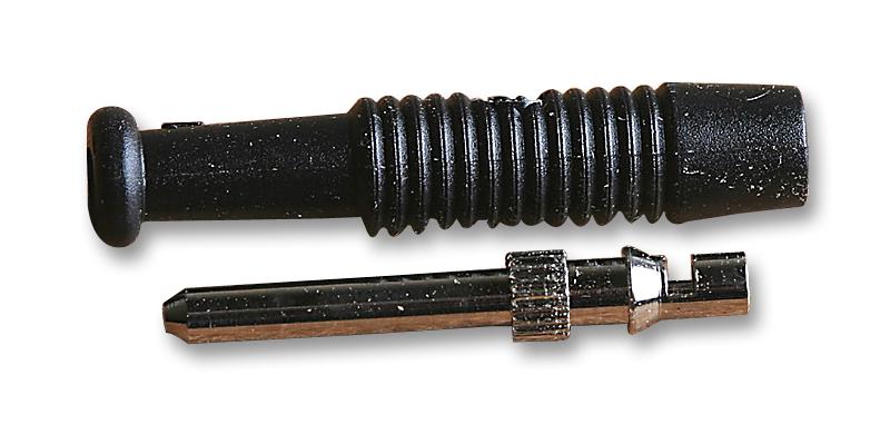 973509100 PLUG, 2MM, BLACK, PK5, VQ HIRSCHMANN TEST AND MEASUREMENT