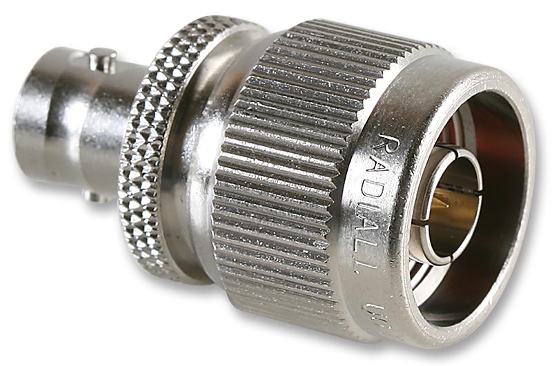 R191421000 ADAPTOR, BNC JACK, N PLUG, 50OHM RADIALL