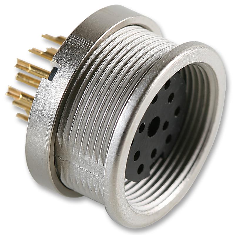 0304 12 SOCKET, PANEL MOUNT, 12WAY LUMBERG