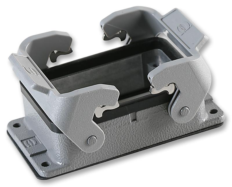 09 20 032 0301 HOUSING, BULKHEAD, HAN32A, 2 LEVER HARTING