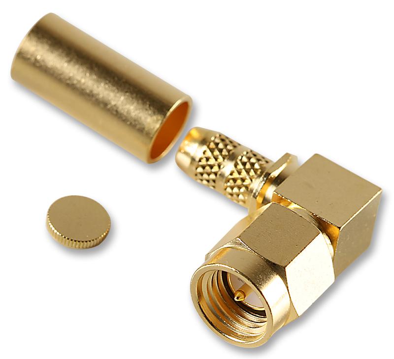 16 SMA-50-2-105/111NE RF COAXIAL, SMA, RIGHT ANGLE PLUG, 50OHM HUBER+SUHNER