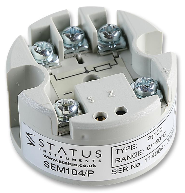 SEM104PT100 TEMPERATURE TRANSMITTER STATUS