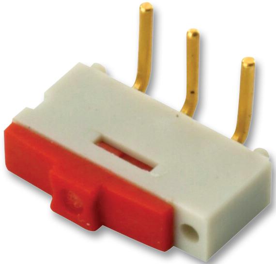 09-10201-02 SWITCH, SPDT, 12V, 0.5A, R/A EAO