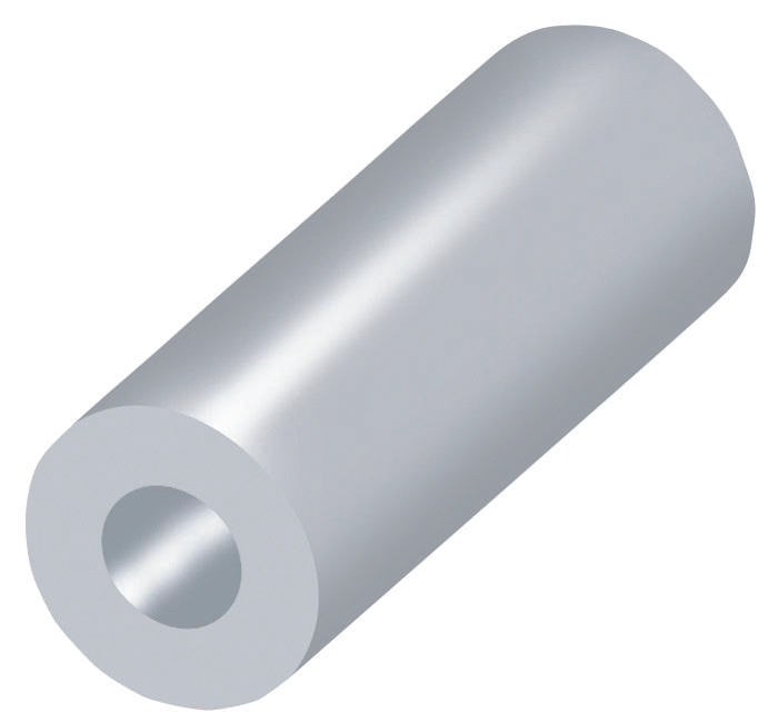 R30-6700894 SPACER, ROUND, NYLON 6.6, 8MM HARWIN