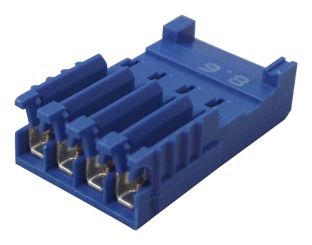 281786-4 SOCKET IDT, 1ROW, 4WAY AMP - TE CONNECTIVITY