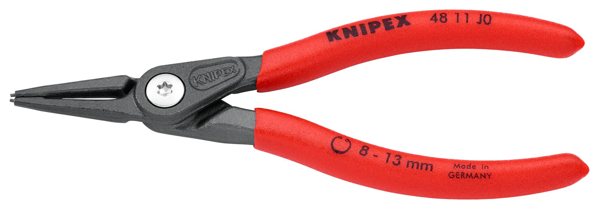 48 11 J0 CIRCLIP PLIER, INT, STRAIGHT KNIPEX
