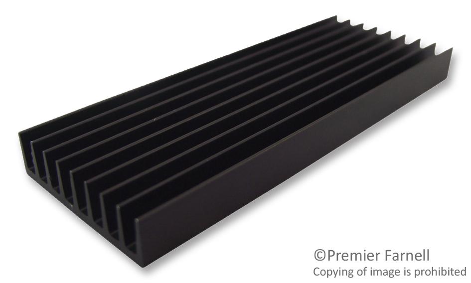 ICK 40 B HEAT SINK, DIP, GLUE-ON, 8.5°C/W FISCHER ELEKTRONIK