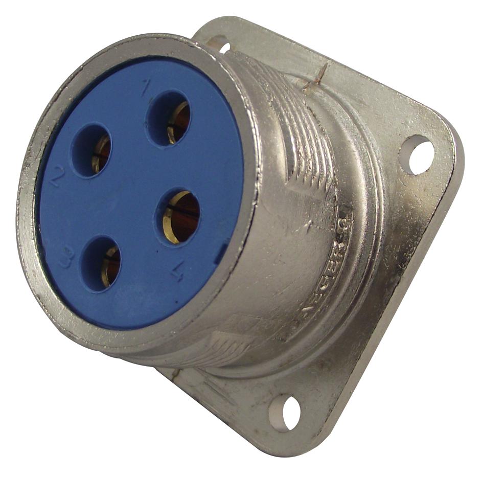 533760006 RECEPTACLE, PANEL, SKT INSERT, 4WAY JAEGER
