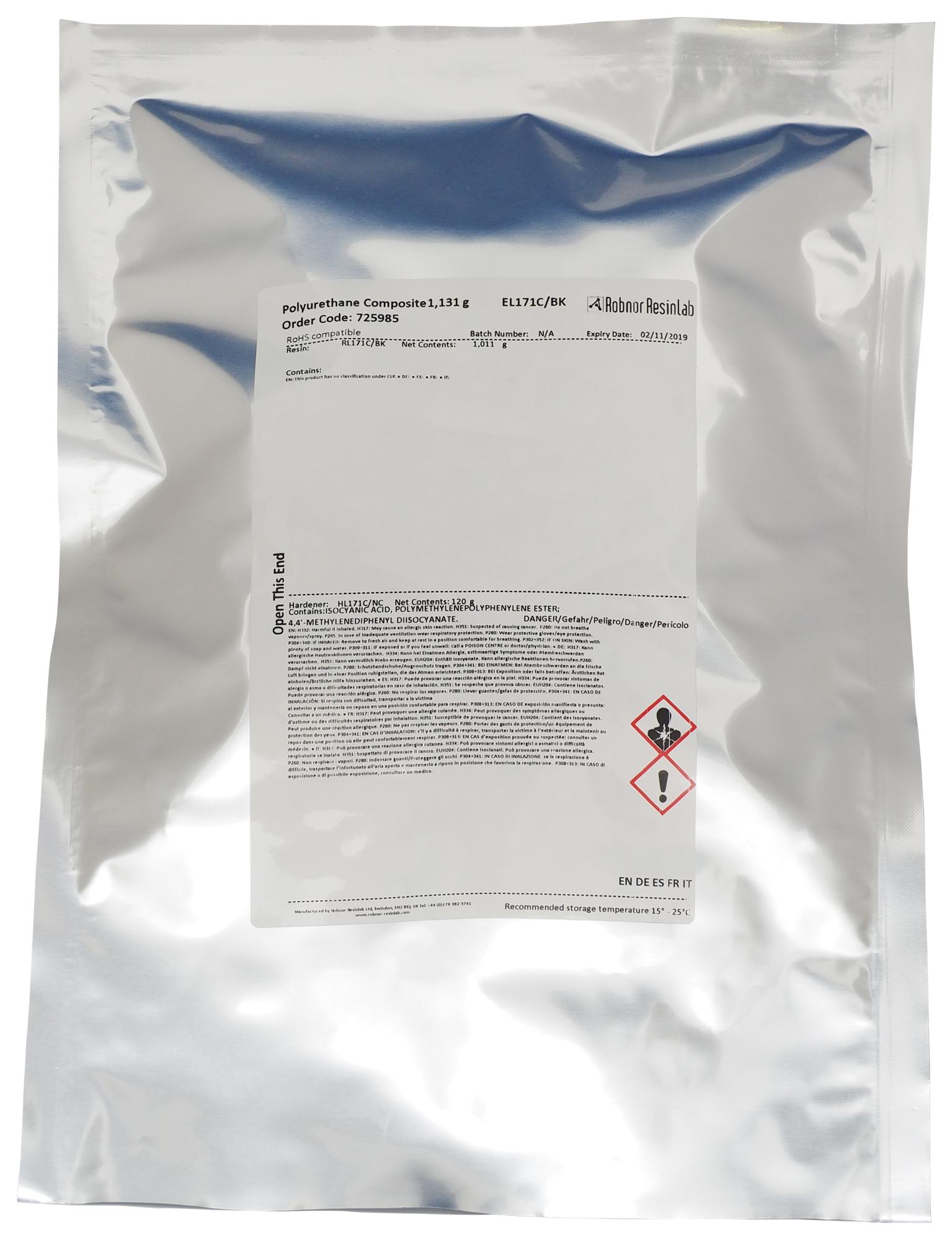 EL171C/1131 RESIN, P/URETHAN, FLAME RETRD, 1131G ROBNOR