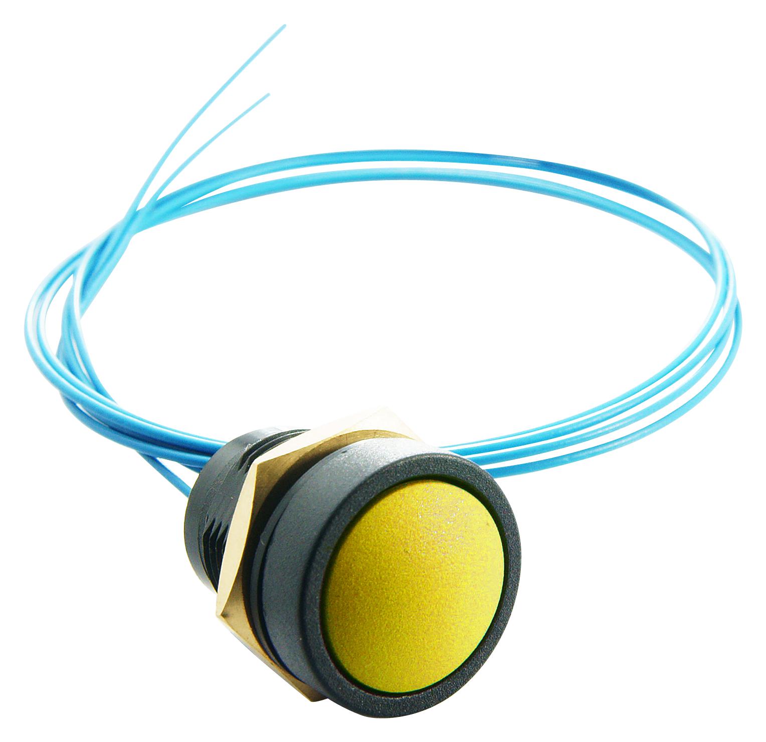 49-59115 SWITCH, ROUND, YELLOW ITW SWITCHES