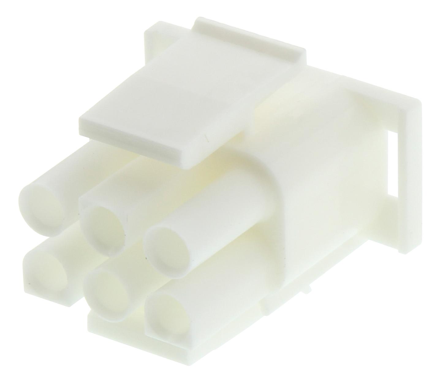 350715-1 HOUSING, PLUG, 2ROW, 6WAY, 6.35MM AMP - TE CONNECTIVITY