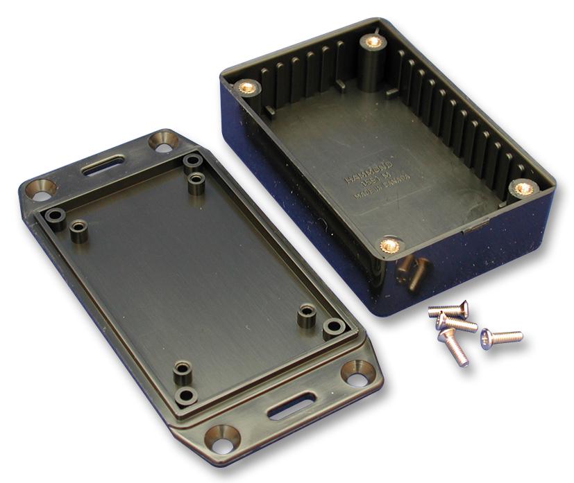 1591LSFLBK BOX, ABS, BLACK, 85X56X39MM HAMMOND