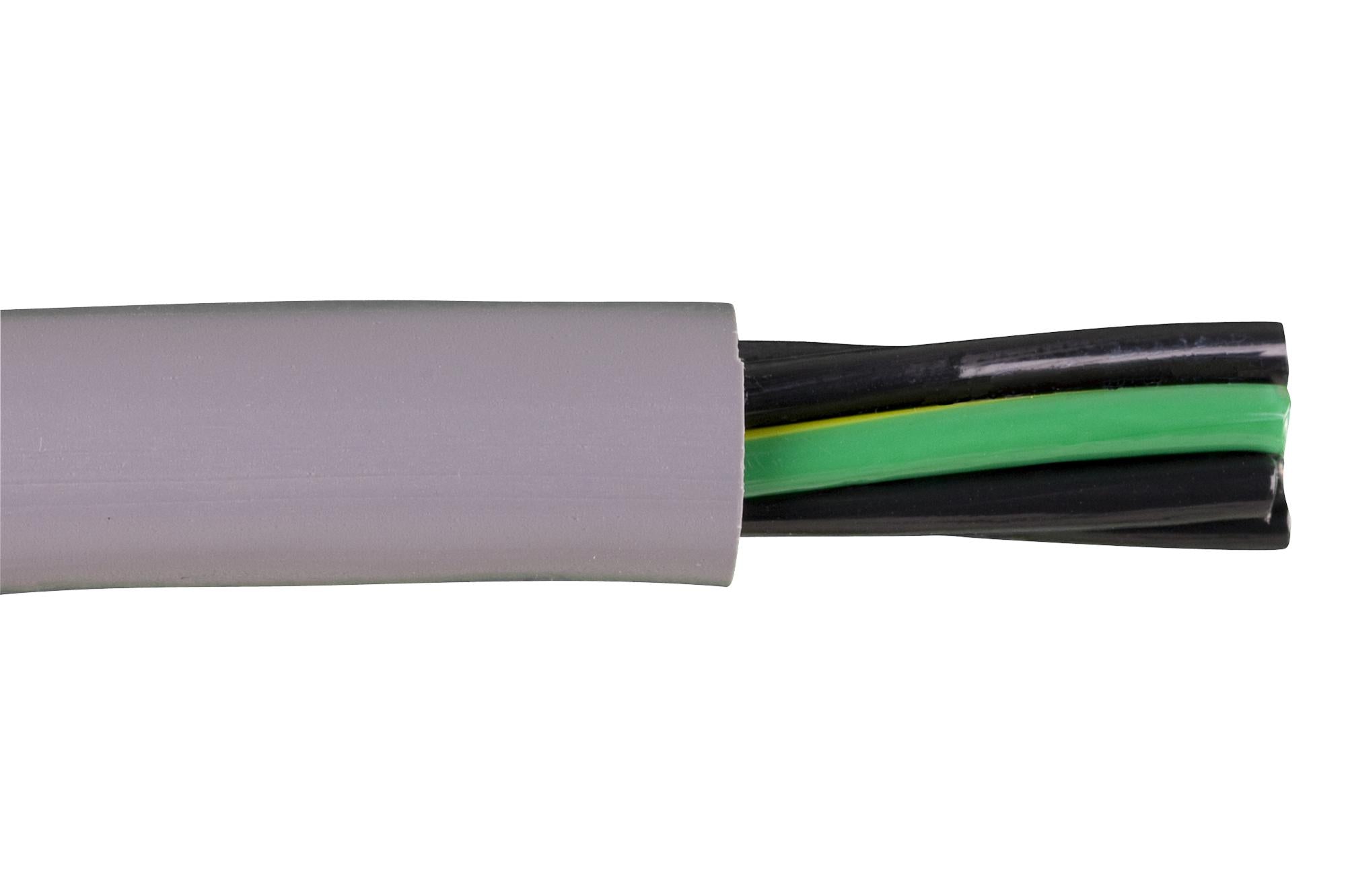 ALPHA WIRE Multicored 80061 SL005 UNSHLD FLEX CABLE, 4COND, 12AWG, 30.5M ALPHA WIRE 2945867 80061 SL005