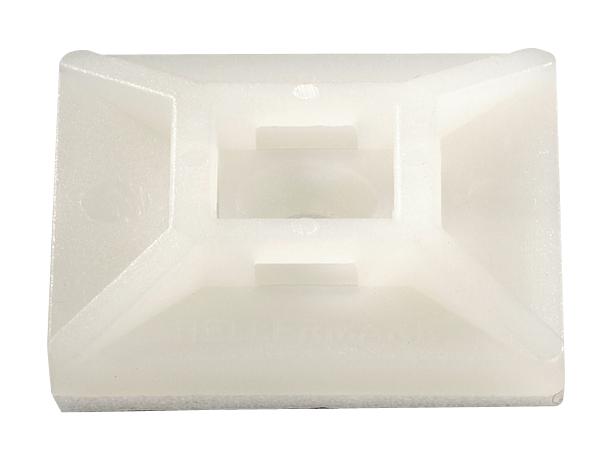 151-28449 BASE, CABLE TIE MOUNT, 29X29X5.4MM PK100 HELLERMANNTYTON