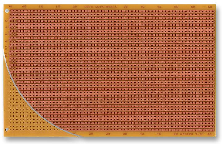 RE524-HP PCB, EUROCARD, FR2, STRIPES ROTH ELEKTRONIK