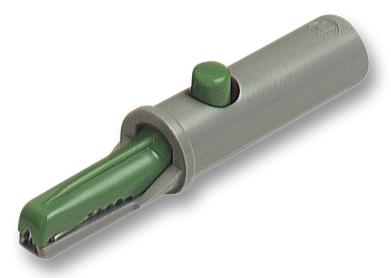 930126104 ALLIGATOR CLIP, GREEN, AK 2 S HIRSCHMANN TEST AND MEASUREMENT
