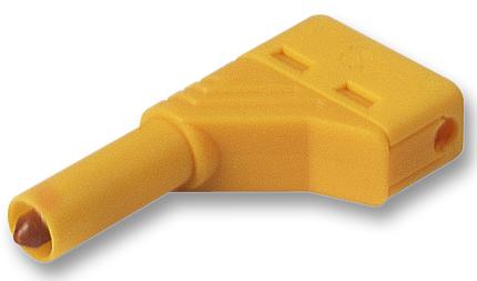 934098103 SAFETY PLUG, 4MM, YELLOW, MLN HIRSCHMANN TEST AND MEASUREMENT