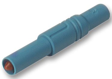 934097102 SAFETY PLUG, 4MM, BLUE, MLN HIRSCHMANN TEST AND MEASUREMENT