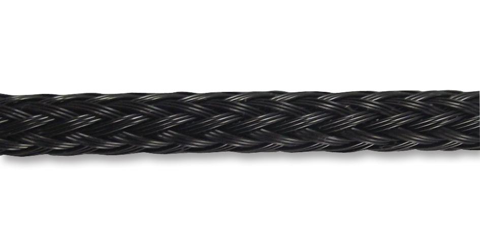 PP-03-0 SLEEVING, BRAID, BLACK, 100M PRO POWER