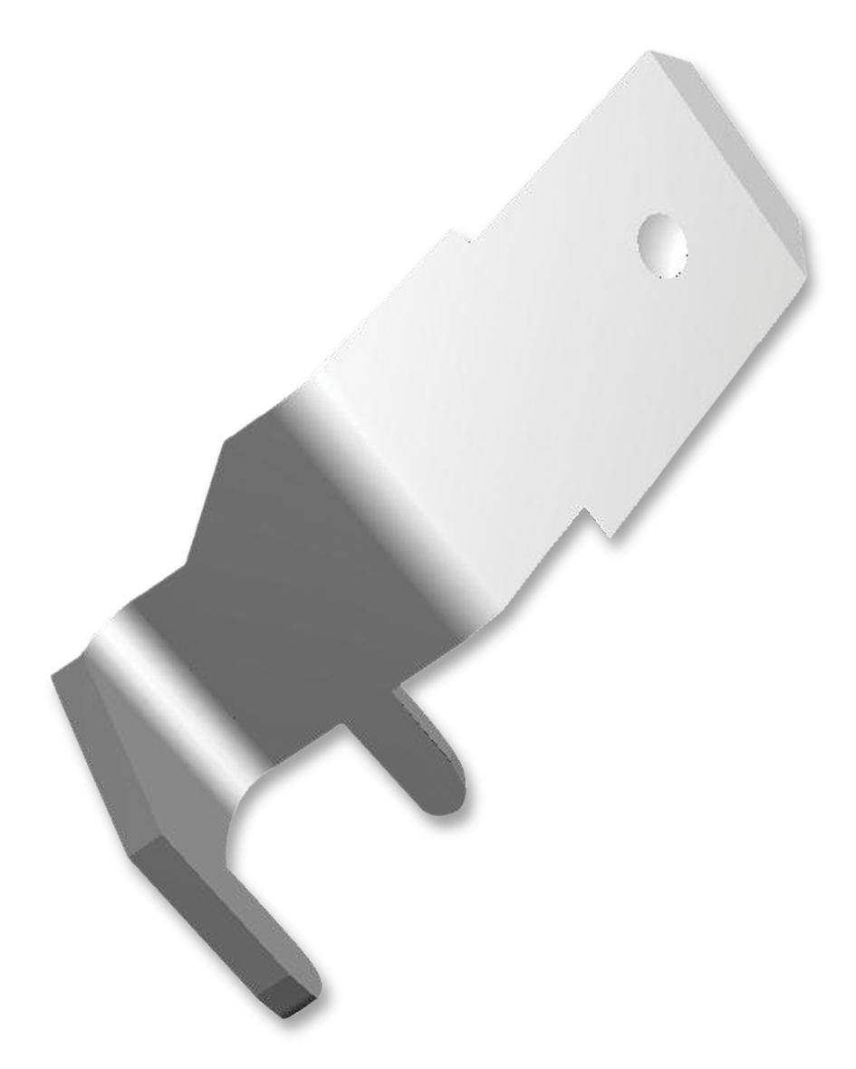 160650-2 TERMINAL, MALE DISCONNECT, 6.35MM, CRIMP AMP - TE CONNECTIVITY