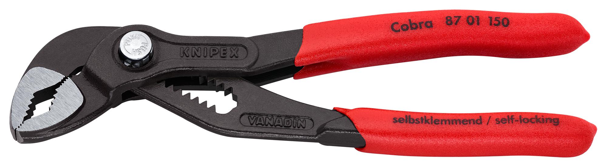 87 01 150 PLIER, WATER PUMP, 150MM KNIPEX