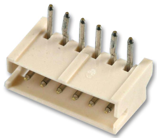 S6B-ZR(LF)(SN) HEADER, SIDE ENTRY, 6WAY JST (JAPAN SOLDERLESS TERMINALS)