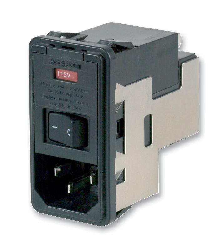 PS0SSDH6A FILTER, INLET, IEC, 6A CORCOM - TE CONNECTIVITY