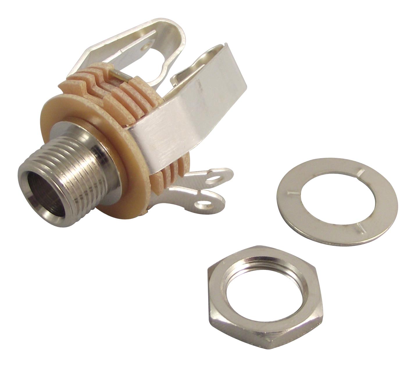 14B SOCKET, 1/4" JACK, PANEL, 3POLE SWITCHCRAFT/CONXALL