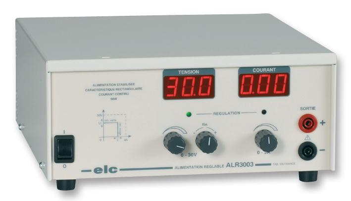 ALR3003 POWER SUPPLY, 1CH, 30V, 3A, ADJUSTABLE ELC