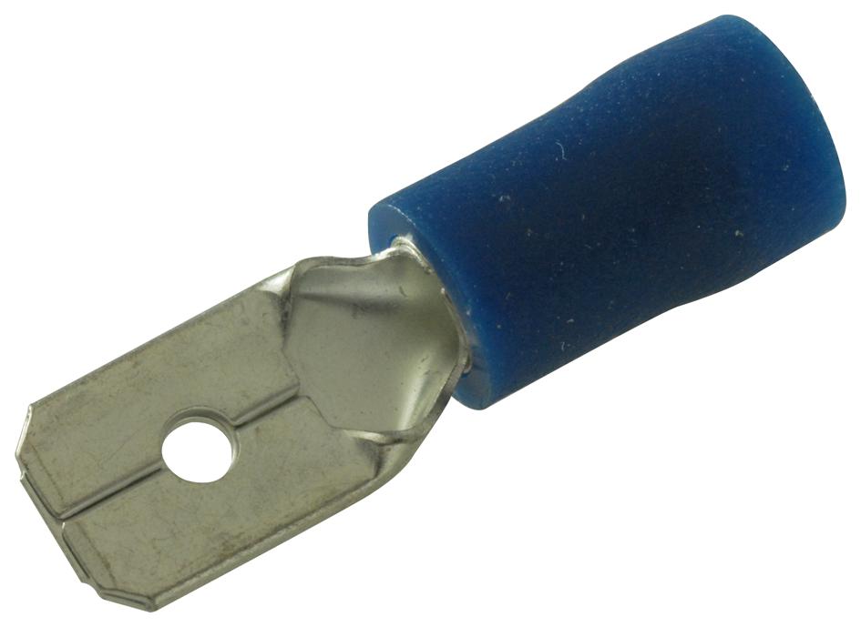 MDD2-250 MALE DISCONNECT, 6.35MM, 16-14AWG, BLUE MULTICOMP PRO